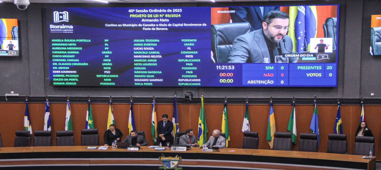 No momento, você está visualizando ALERR reconhece Caroebe como Capital da Festa da Banana