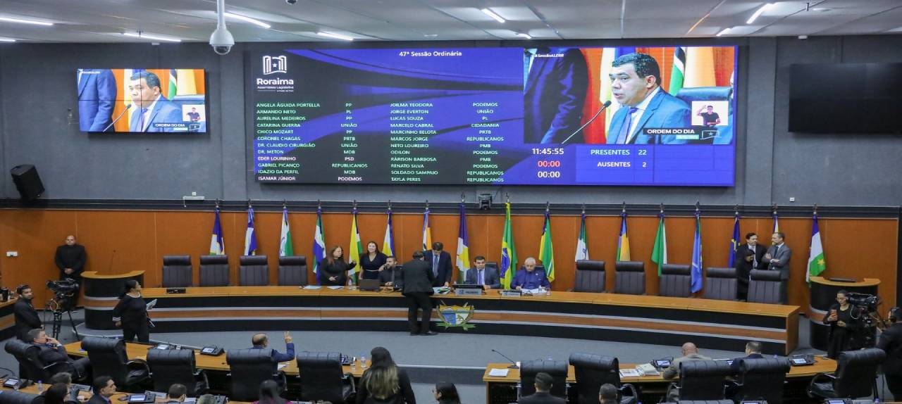 No momento, você está visualizando Aprovações de homenagens marcam sessão desta quinta-feira na ALERR